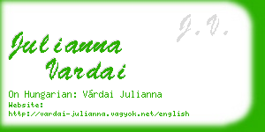 julianna vardai business card